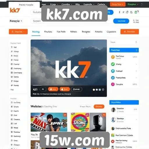 Explorando as funcionalidades do site kk7.com